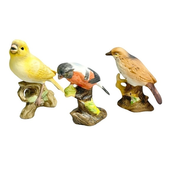 Lefton Art Vintage Lefton Bird Figurines Set Of 3 Poshmark